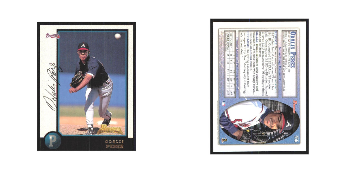 1998 Bowman Odalis Perez RC Braves #356
