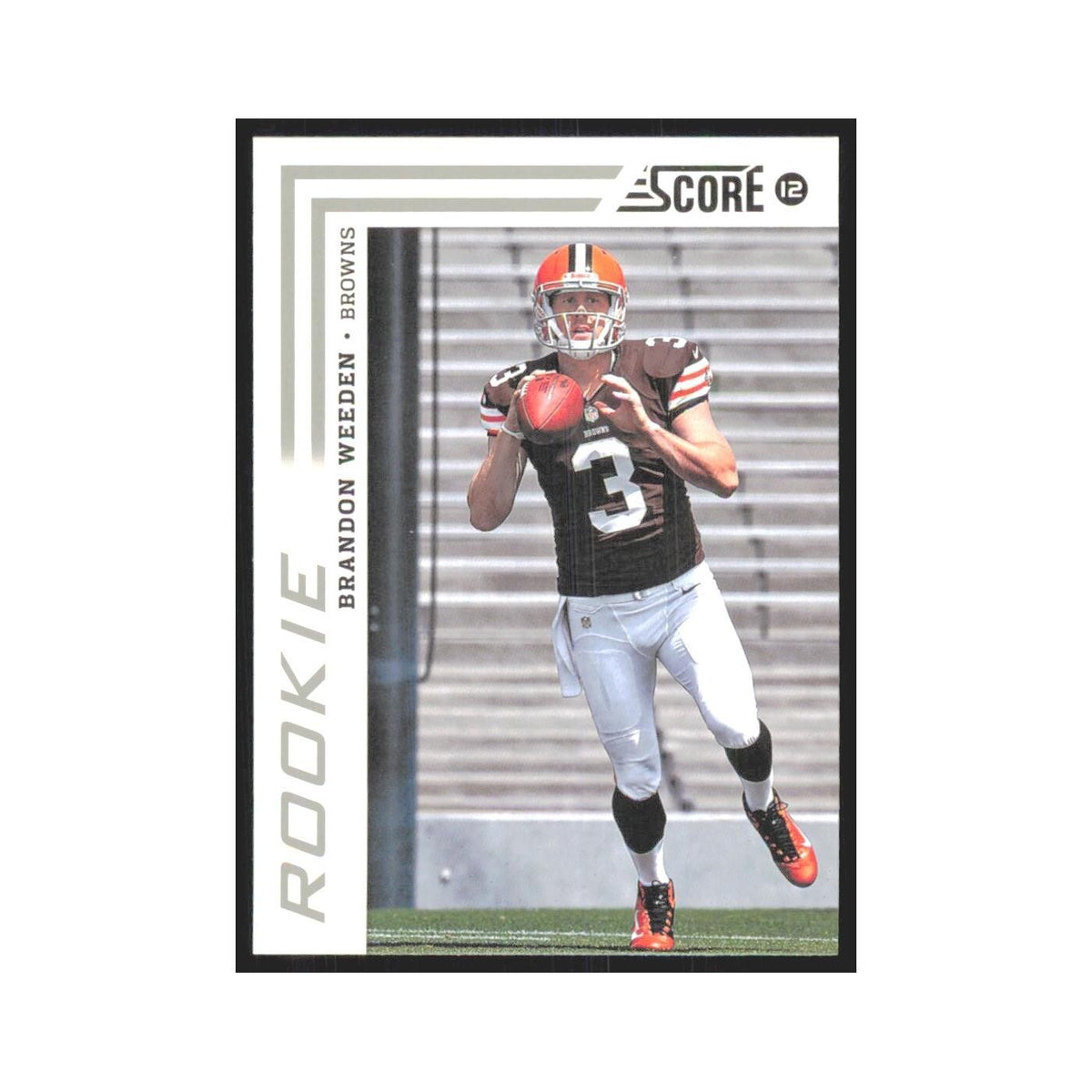 2012 Score Brandon Weeden RC Browns #308