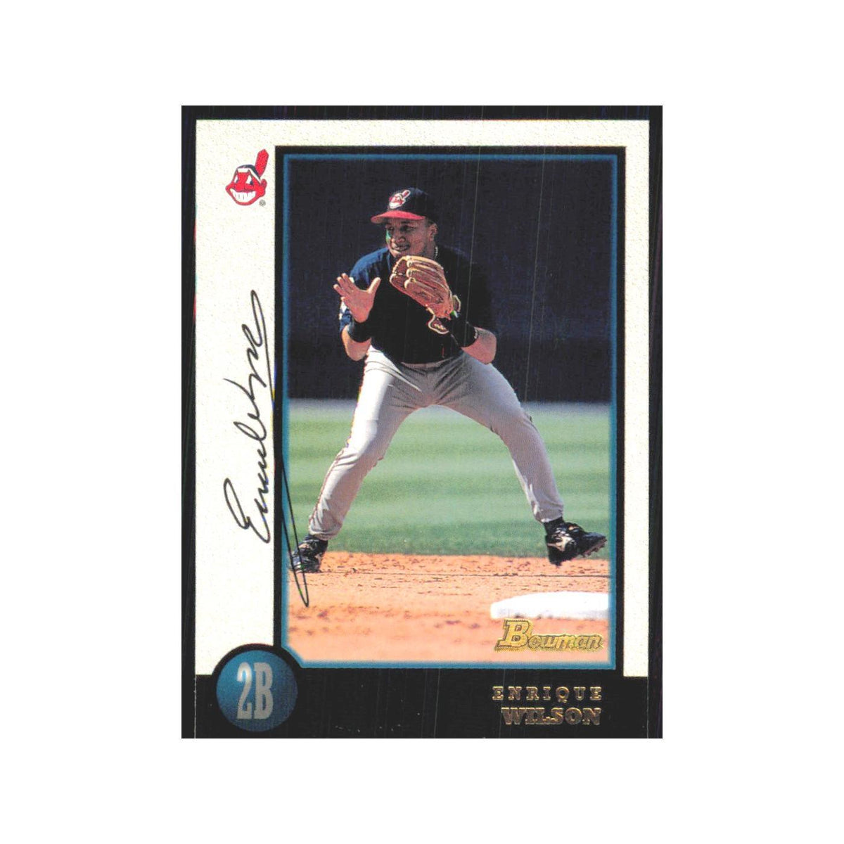 1998 Bowman Enrique Wilson Indians #345