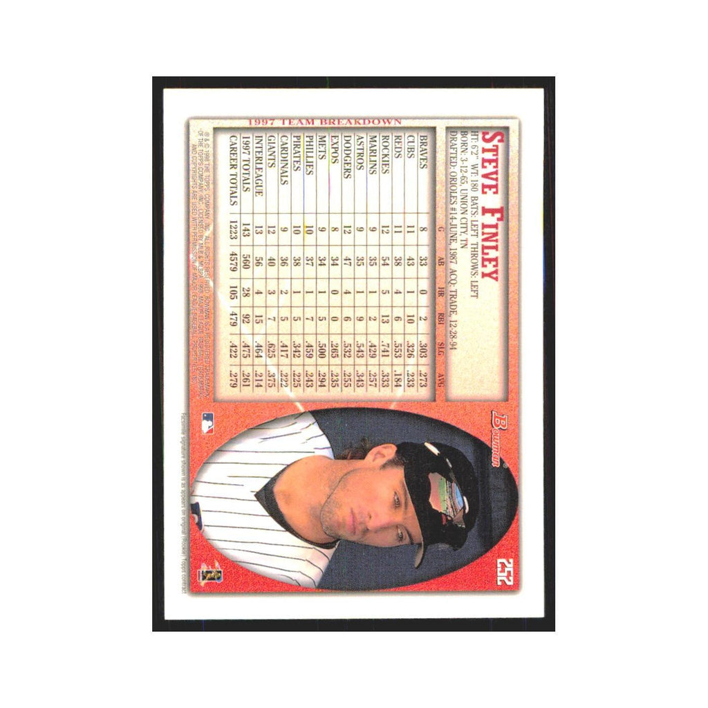 1998 Bowman Steve Finley Padres #252