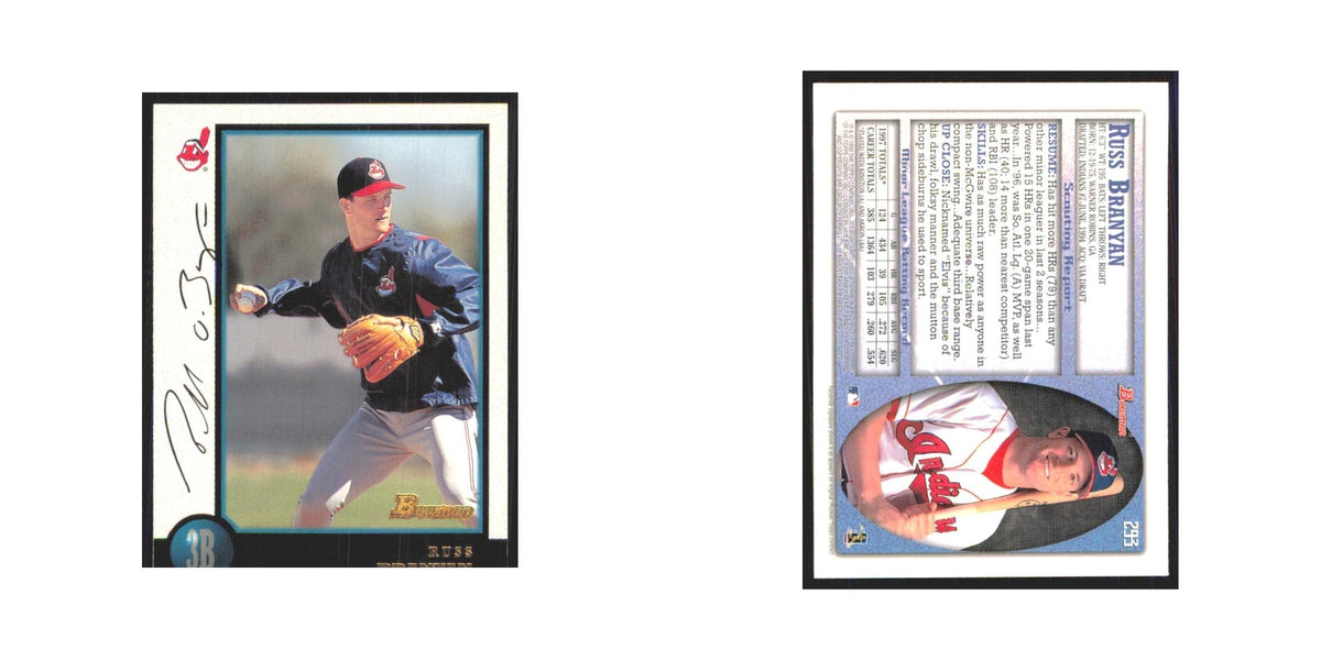 1998 Bowman Russell Branyan Indians #293