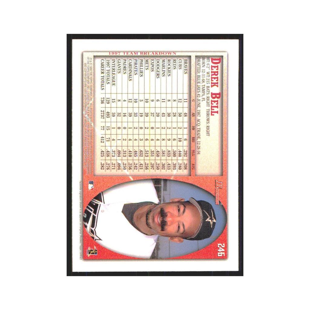 1998 Bowman Derek Bell Astros #246