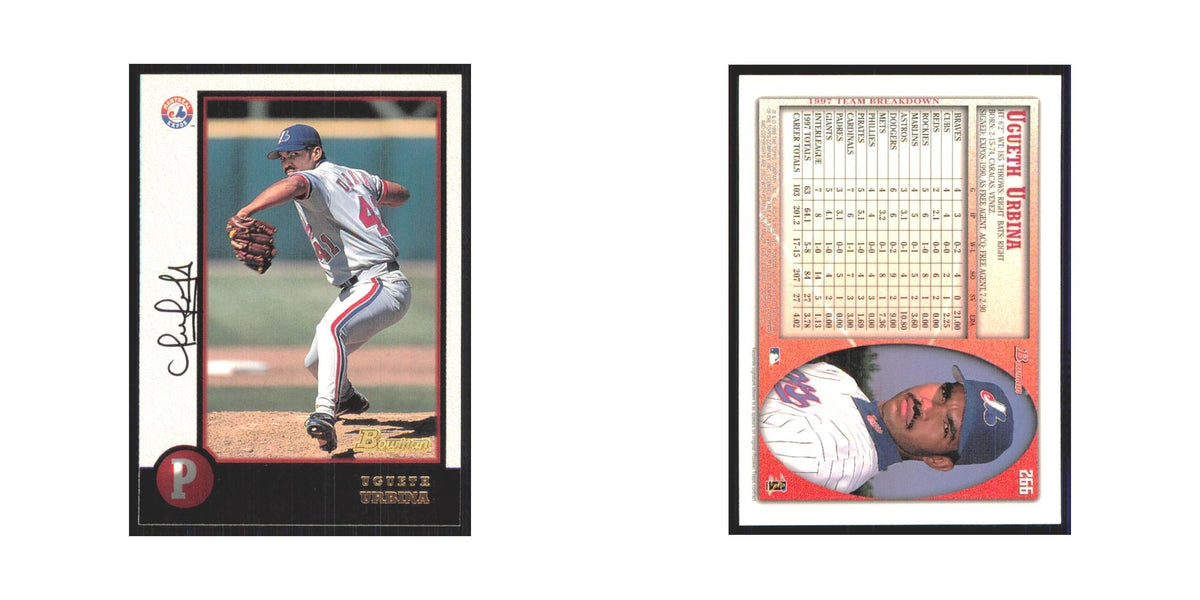 1998 Bowman Ugueth Urbina Montreal Expos #266