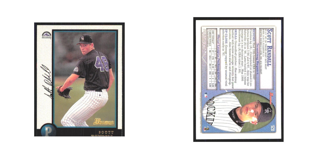 1998 Bowman Scott Randall Rockies #320