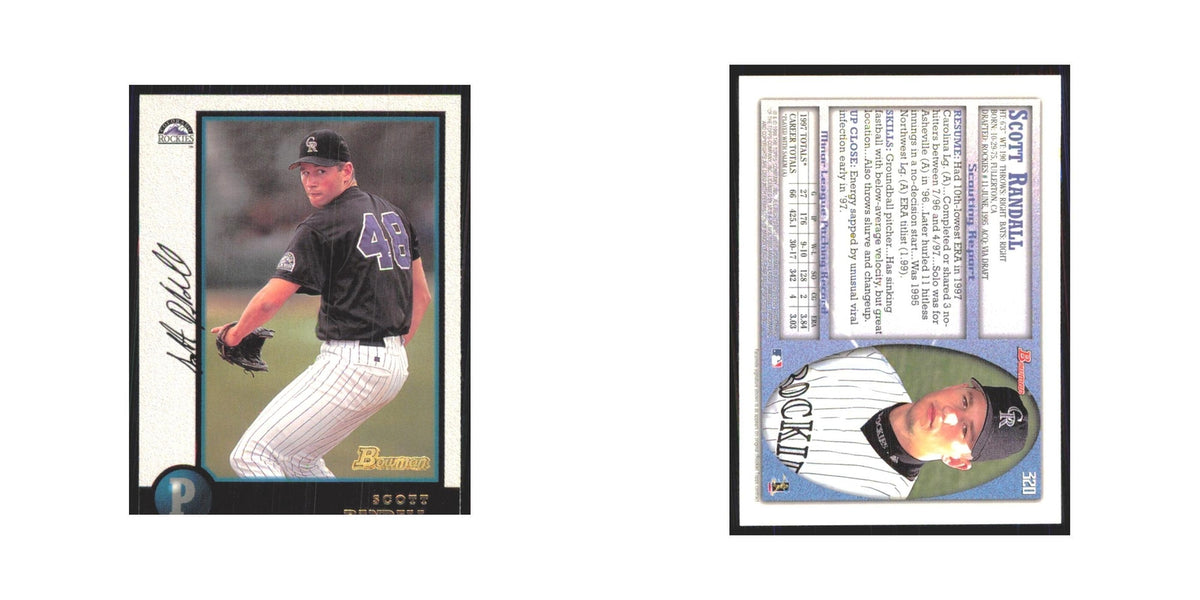 1998 Bowman Scott Randall Rockies #320