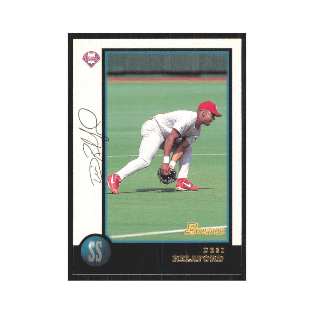1998 Bowman Desi Relaford Phillies #334