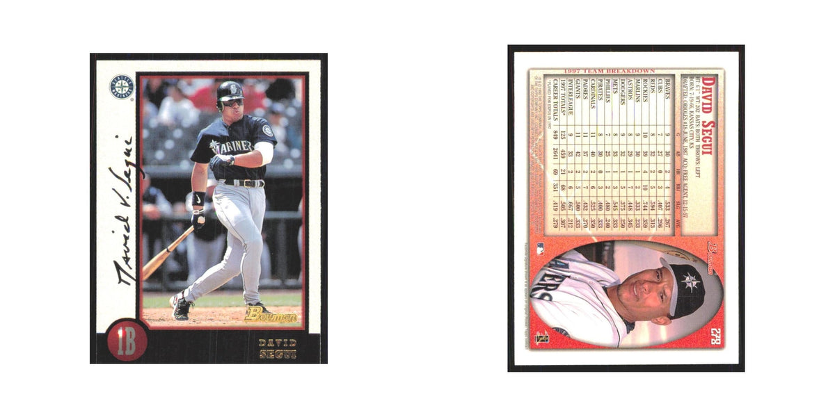 1998 Bowman David Segui Mariners #278