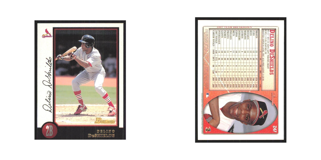 1998 Bowman Delino DeShields Cardinals #247