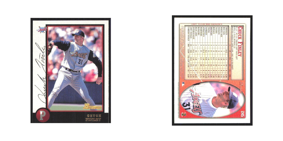1998 Bowman Chuck Finley Angels #245