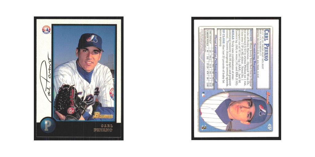 1998 Bowman Carl Pavano Montreal Expos #437