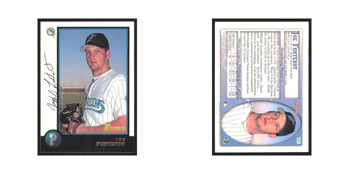 1998 Bowman Joe Fontenot Florida Marlins #358