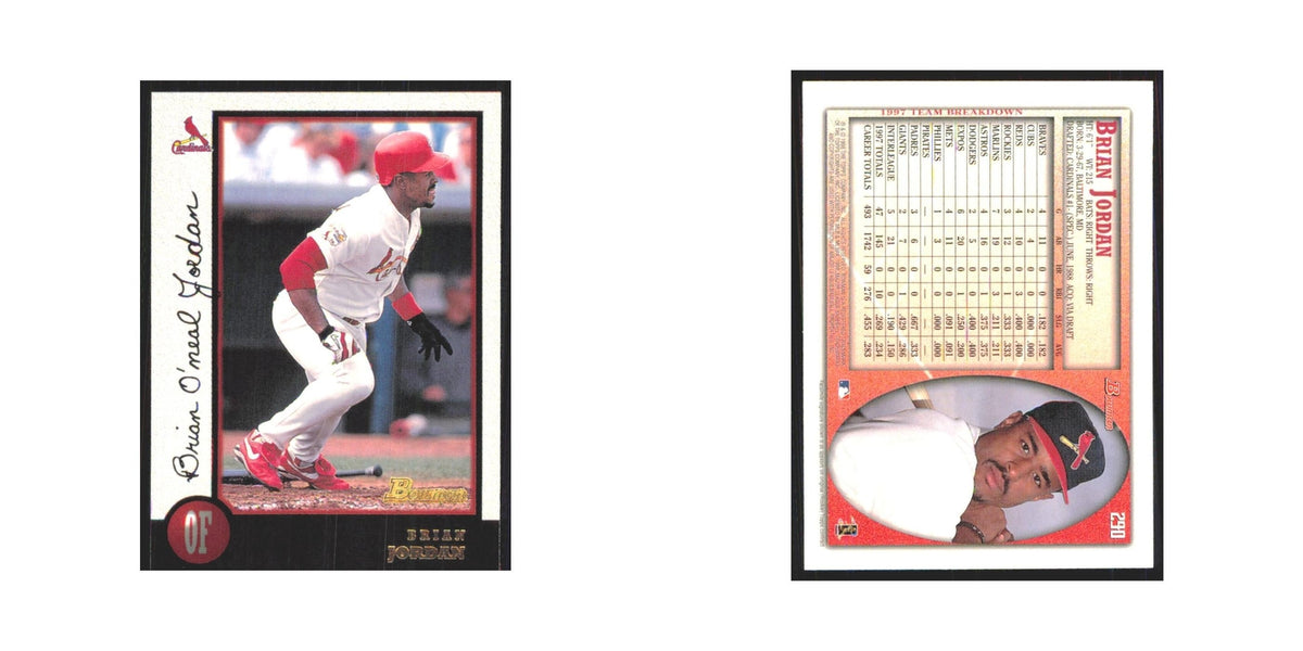 1998 Bowman Brian Jordan Cardinals #290