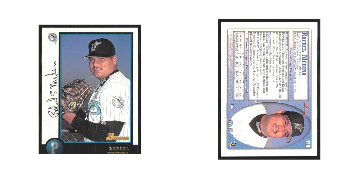 1998 Bowman Rafael Medina Florida Marlins #390