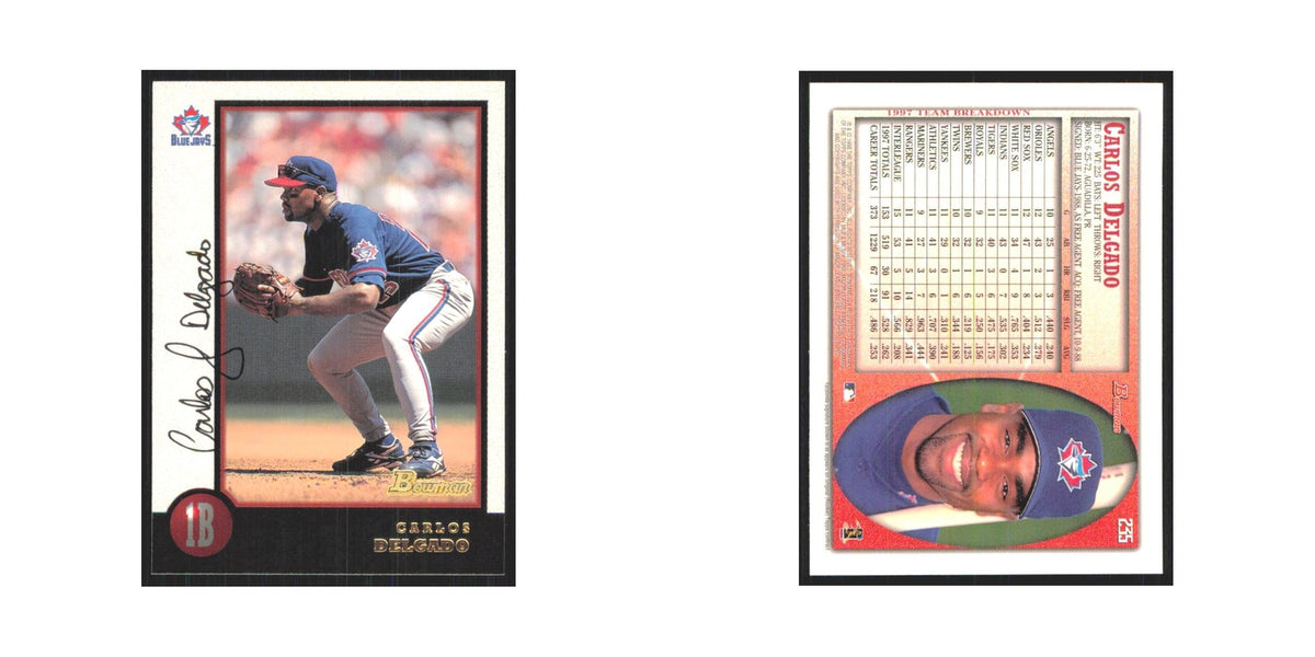 1998 Bowman Carlos Delgado Blue Jays #235