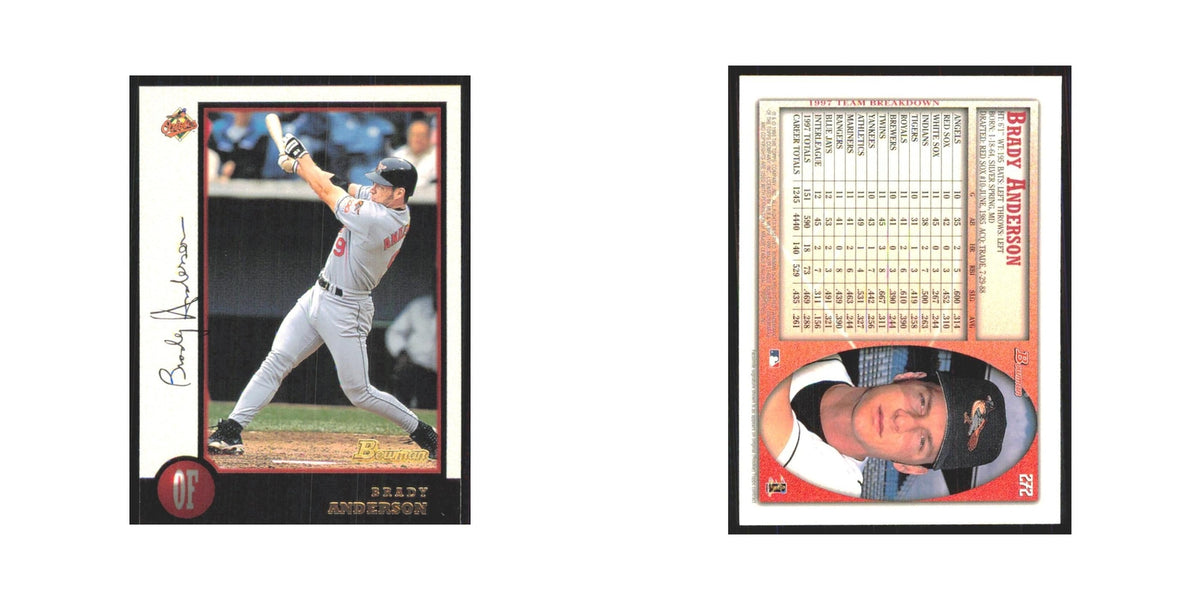 1998 Bowman Brady Anderson Orioles #272