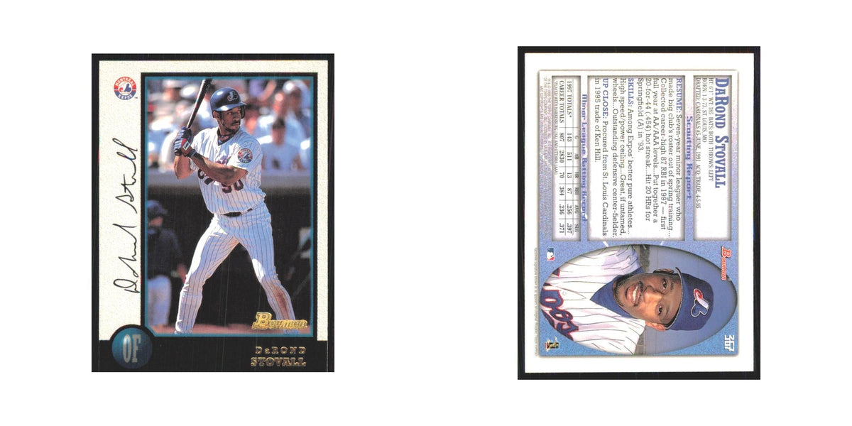 1998 Bowman DaRond Stovall Montreal Expos #367