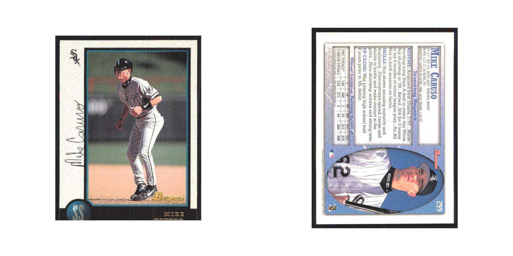1998 Bowman Mike Caruso White Sox #299
