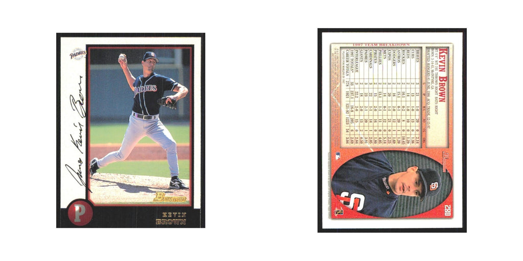 1998 Bowman Kevin Brown Padres #280