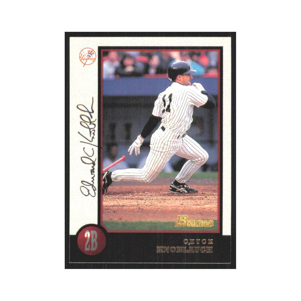 1998 Bowman Chuck Knoblauch Yankees #281