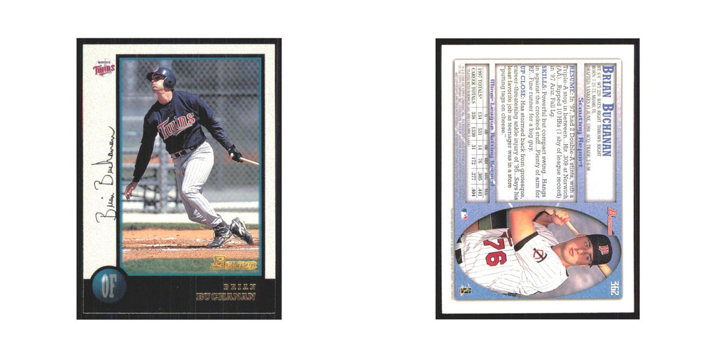 1998 Bowman Brian Buchanan Twins #362