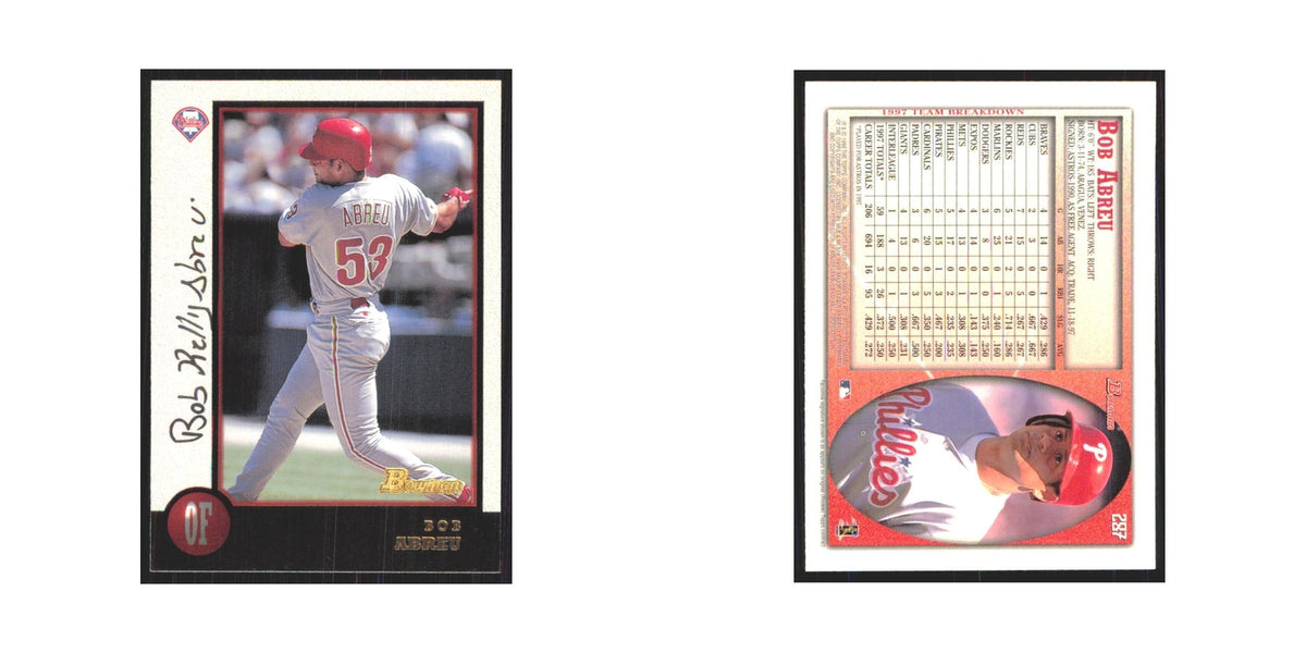 1998 Bowman Bobby Abreu Phillies #287