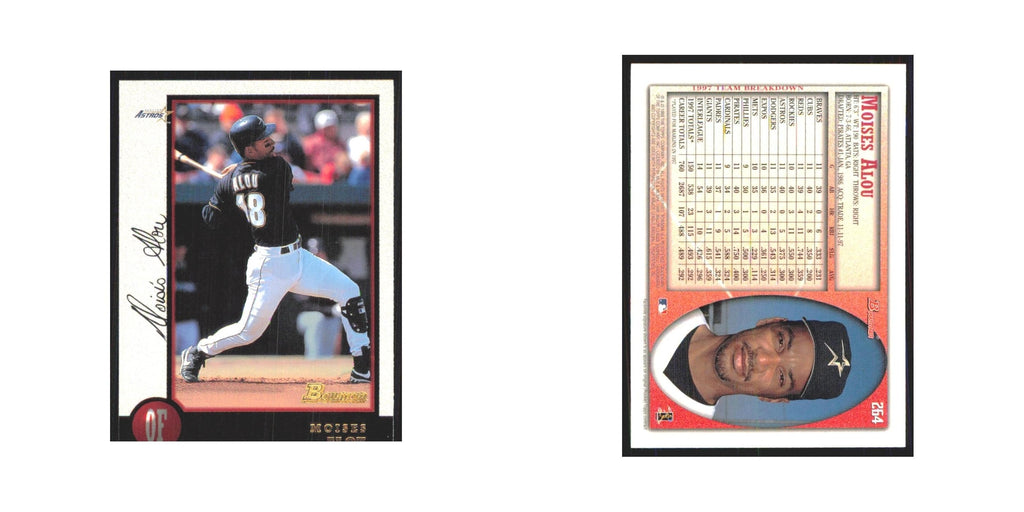 1998 Bowman Moises Alou Astros #264