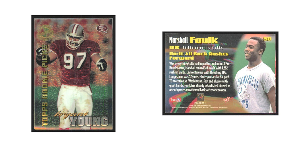 1995 Stadium Club Members Only Marshall Faulk RC Colts #50