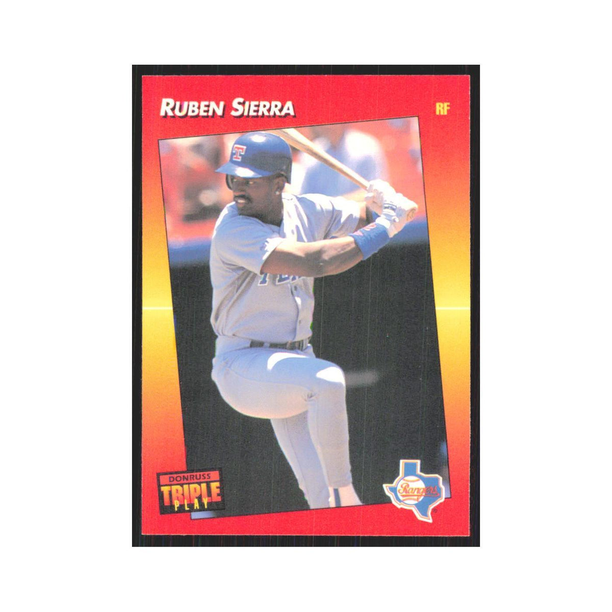 1992 Donruss Triple Play Ruben Sierra Rangers #238
