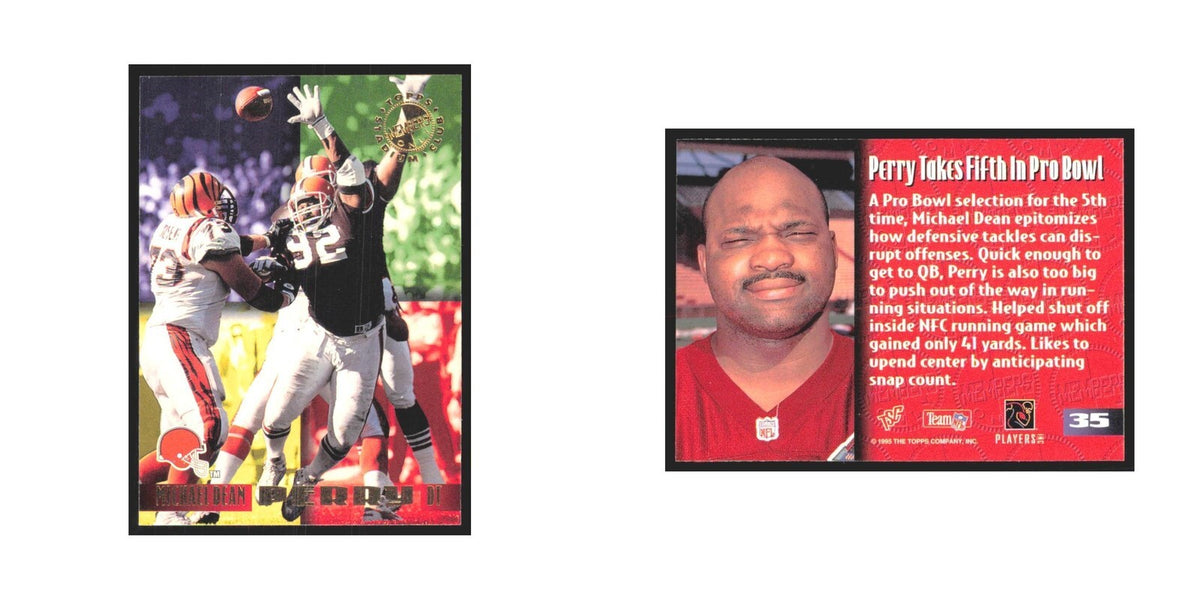 1995 Stadium Club Members Only Michael Dean Perry Browns #35