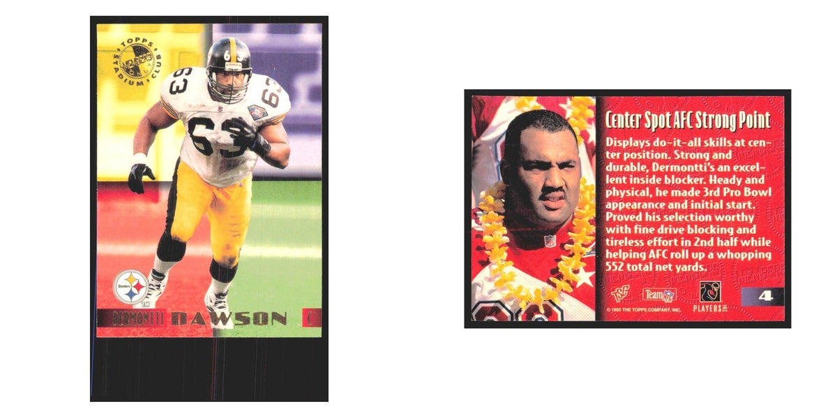 1995 Stadium Club Members Only Dermontti Dawson Steelers #4