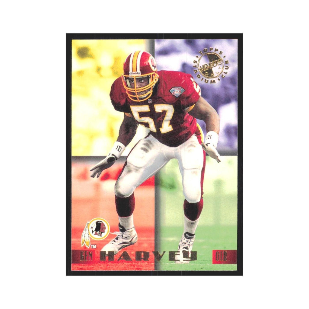 1995 Stadium Club Members Only Ken Harvey Redskins #16