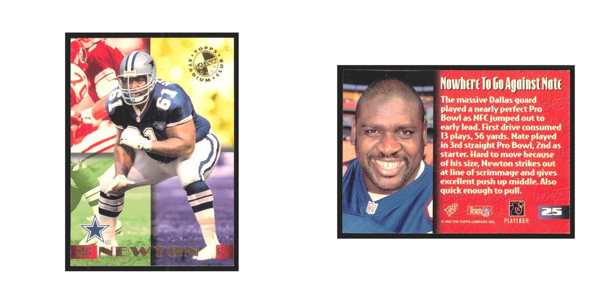1995 Stadium Club Members Only Nate Newton Cowboys #25