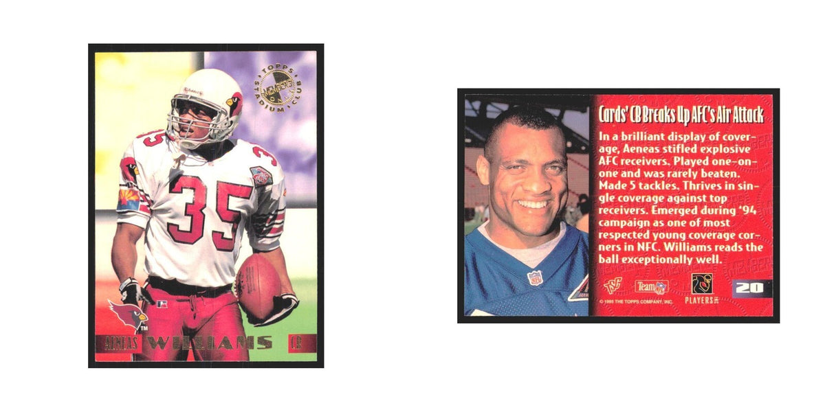 1995 Stadium Club Members Only Aeneas Williams Cardinals #20