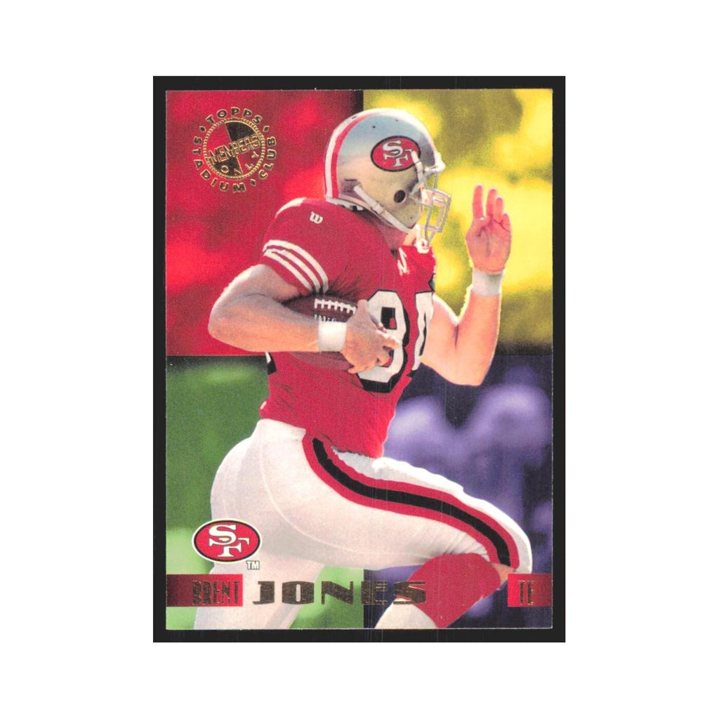 1995 Stadium Club Members Only Brent Jones 49ers #29