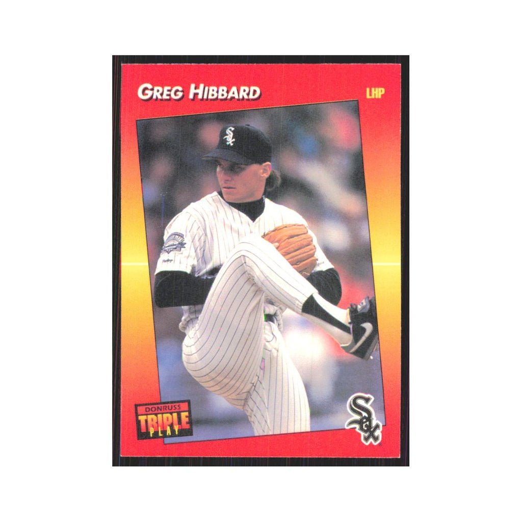 1992 Triple Play Greg Hibbard White Sox #261