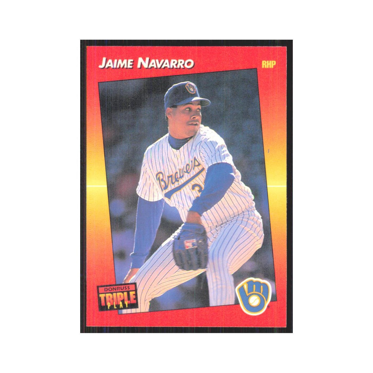 1992 Triple Play Jaime Navarro Brewers #188