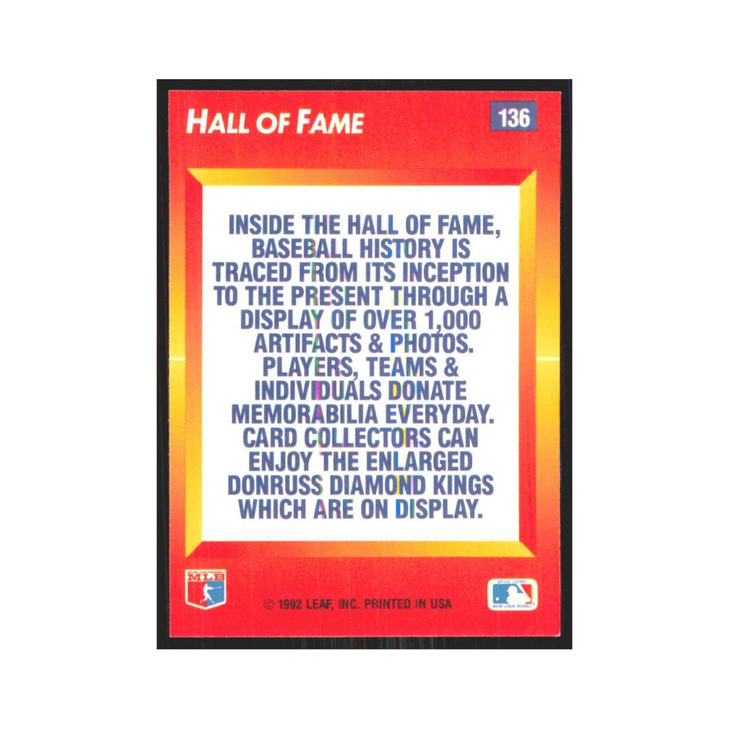 1992 Triple Play Hall of Fame #136
