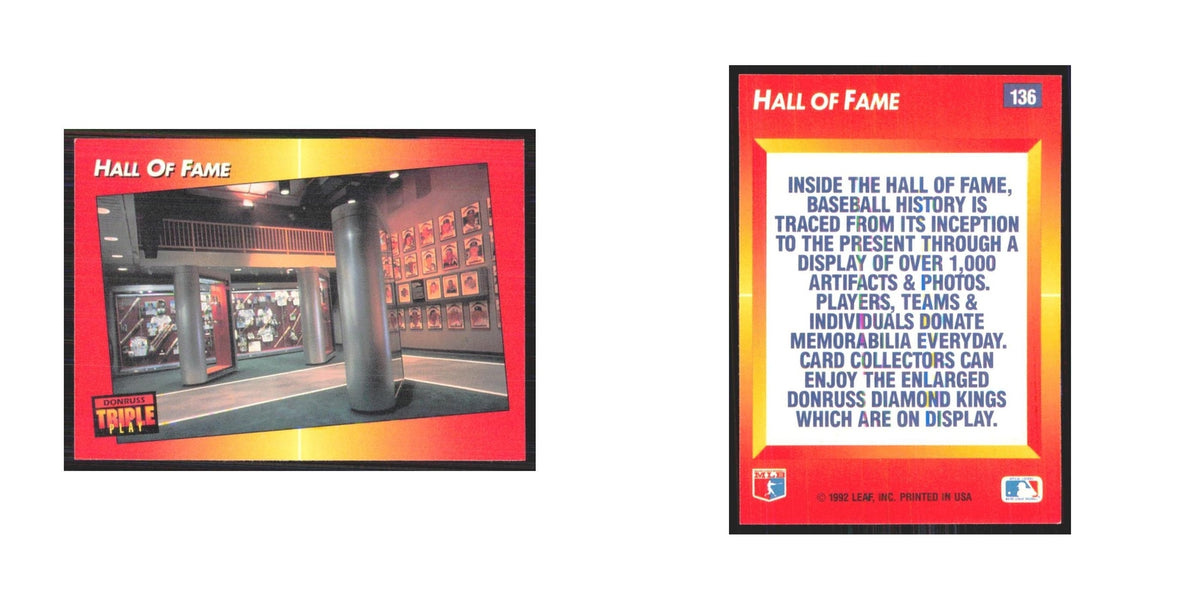 1992 Triple Play Hall of Fame #136