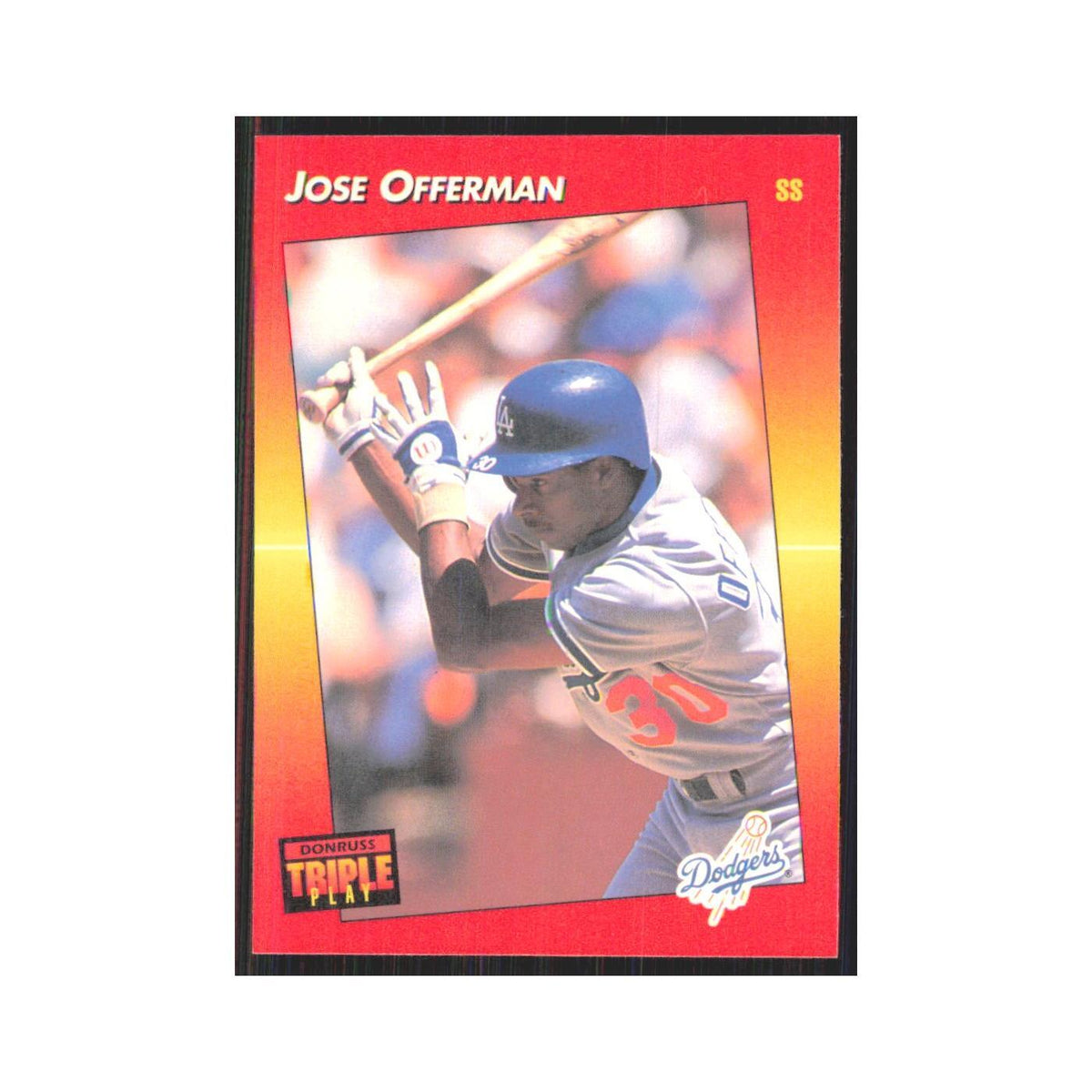1992 Triple Play Jose Offerman Dodgers #153