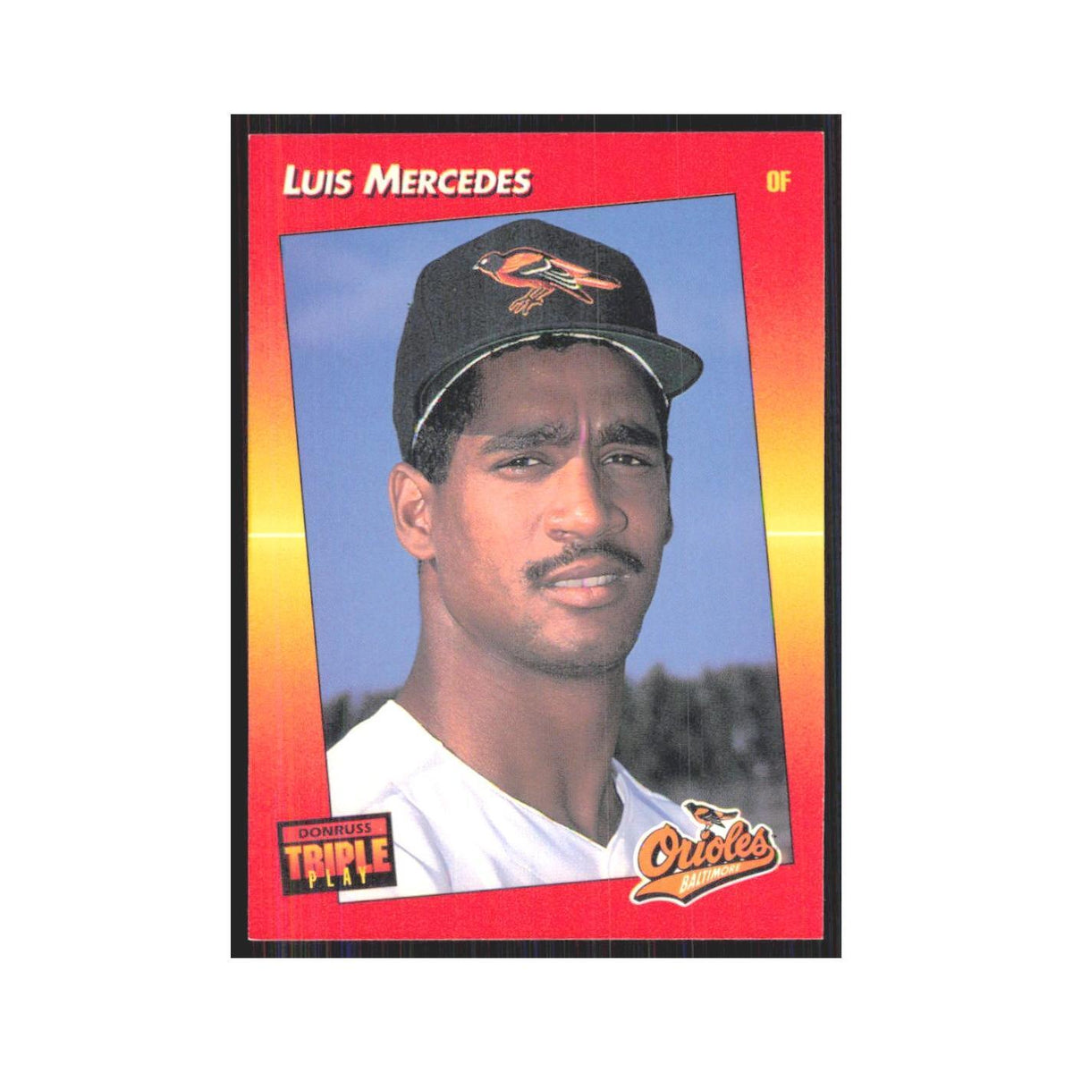 1992 Triple Play Luis Mercedes Orioles #145