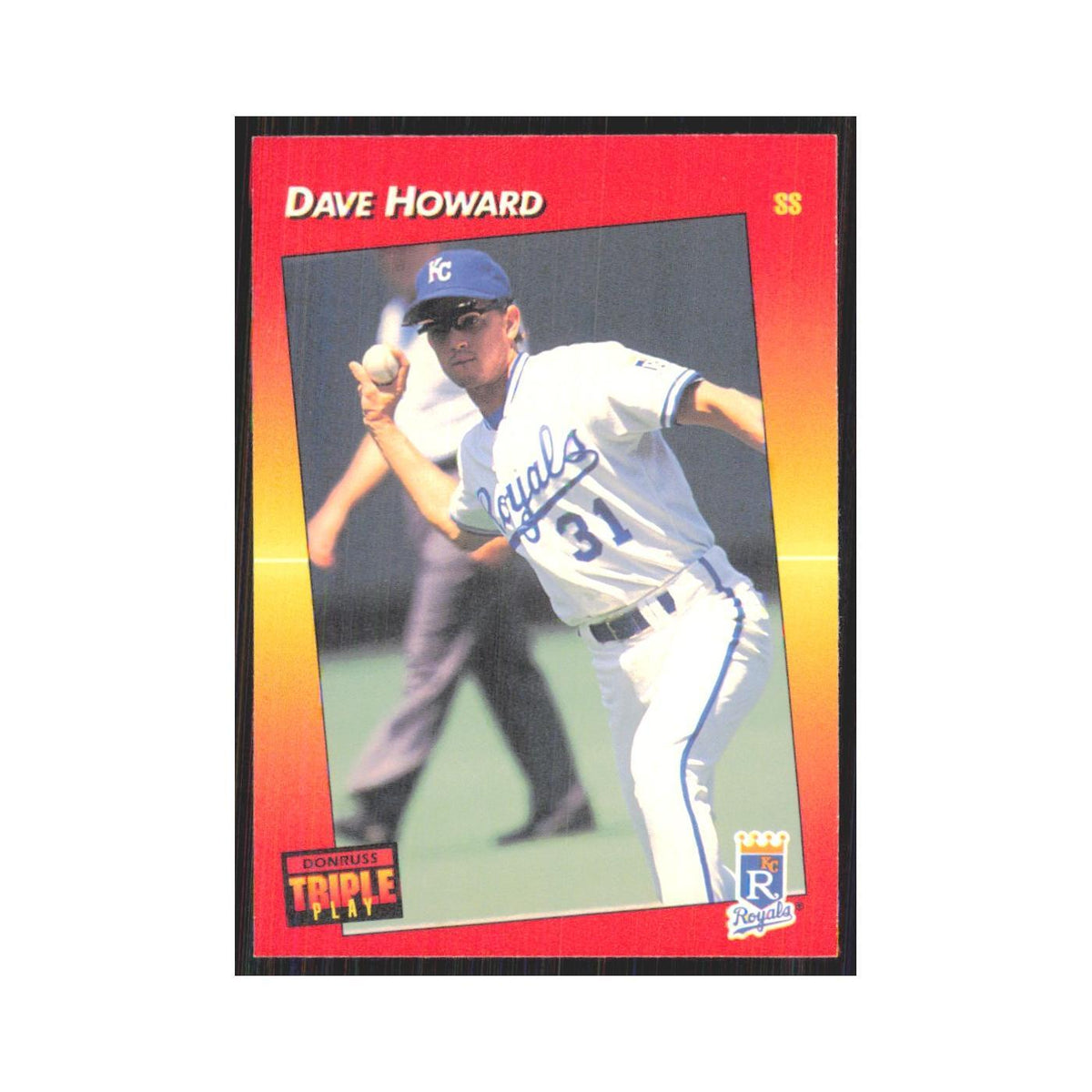 1992 Triple Play Dave Howard Royals #201