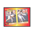 1992 Triple Play Dave Henderson/Jerry Browne Oakland Athletics/Cleveland Indians