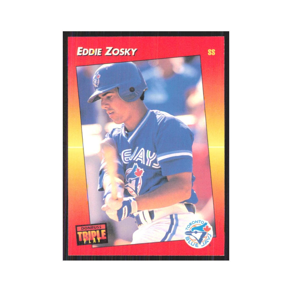 1992 Triple Play Eddie Zosky Blue Jays #190