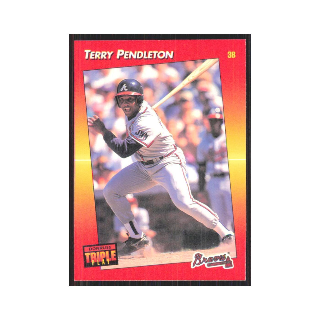 1992 Triple Play Terry Pendleton Braves #139