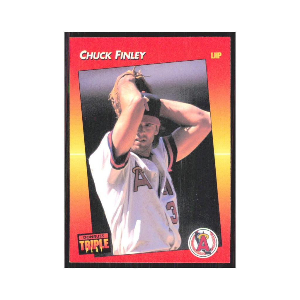 1992 Triple Play Chuck Finley Angels #91