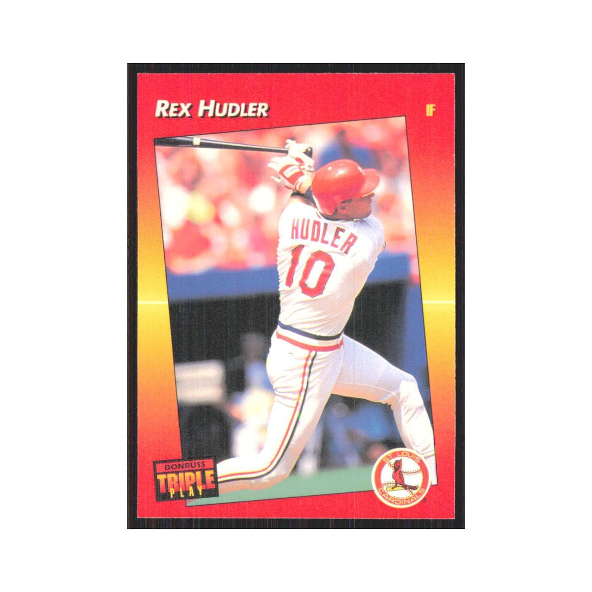 1992 Triple Play Rex Hudler Cardinals #207