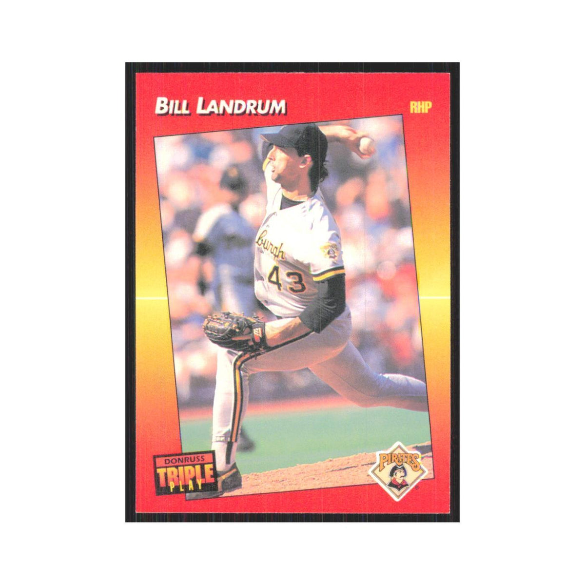 1992 Triple Play Bill Landrum Pirates #248