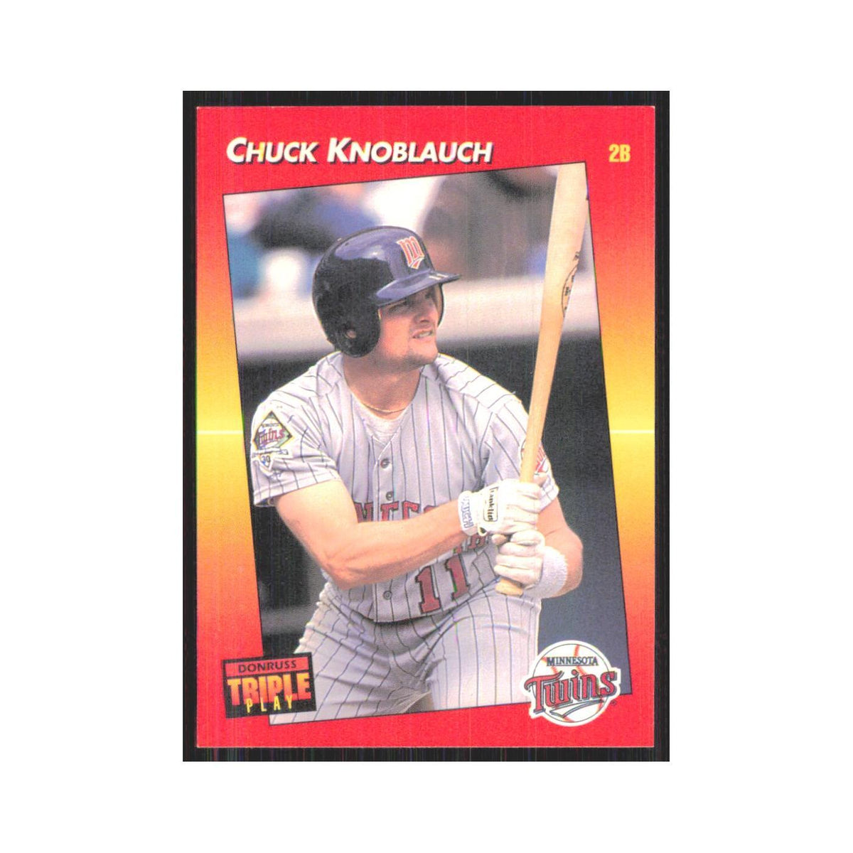 1992 Triple Play Chuck Knoblauch Twins #171