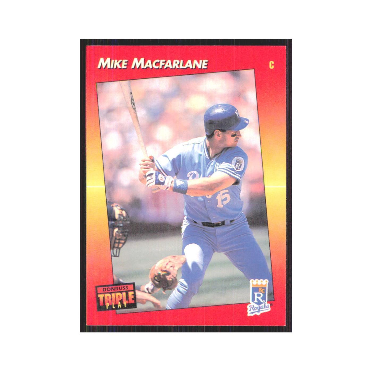 1992 Triple Play Mike Macfarlane Royals #144