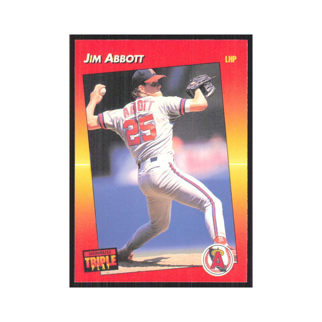 1992 Triple Play Jim Abbott Angels #204